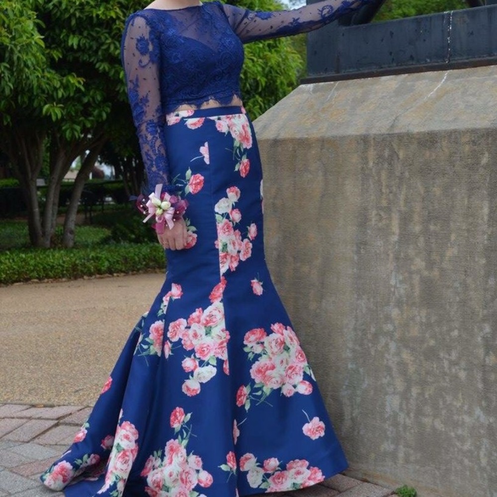 Sherri Hill Floral Prom Dress
